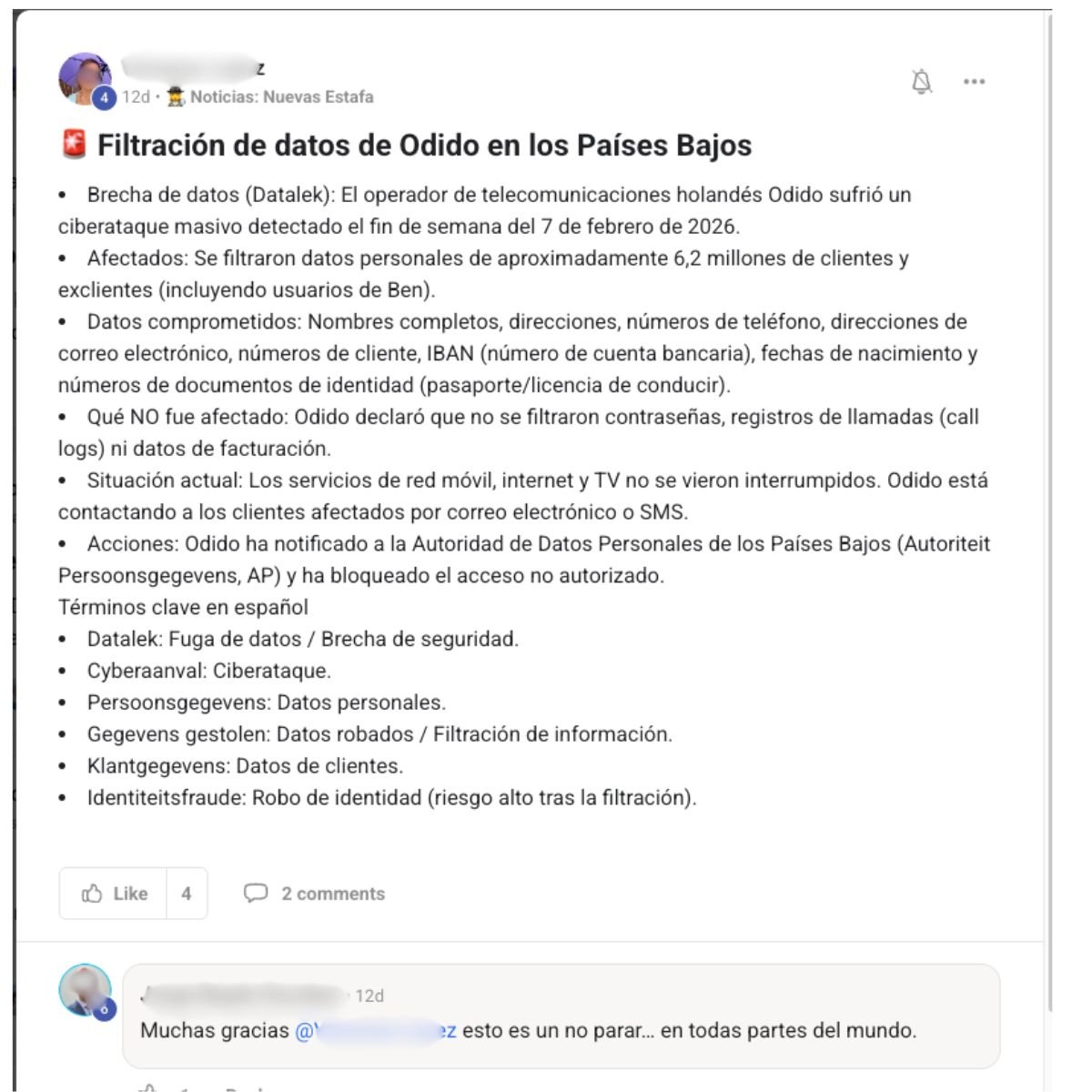 Testimonio